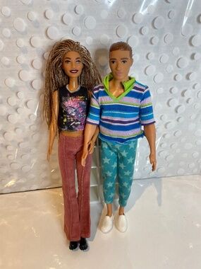 Barbie & Ken Fashionista dolls - 123 & 164
